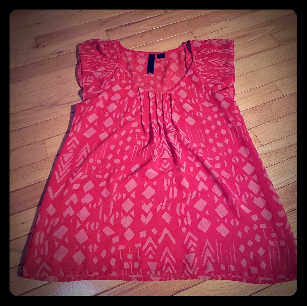 Flowy red top ***ready for summer